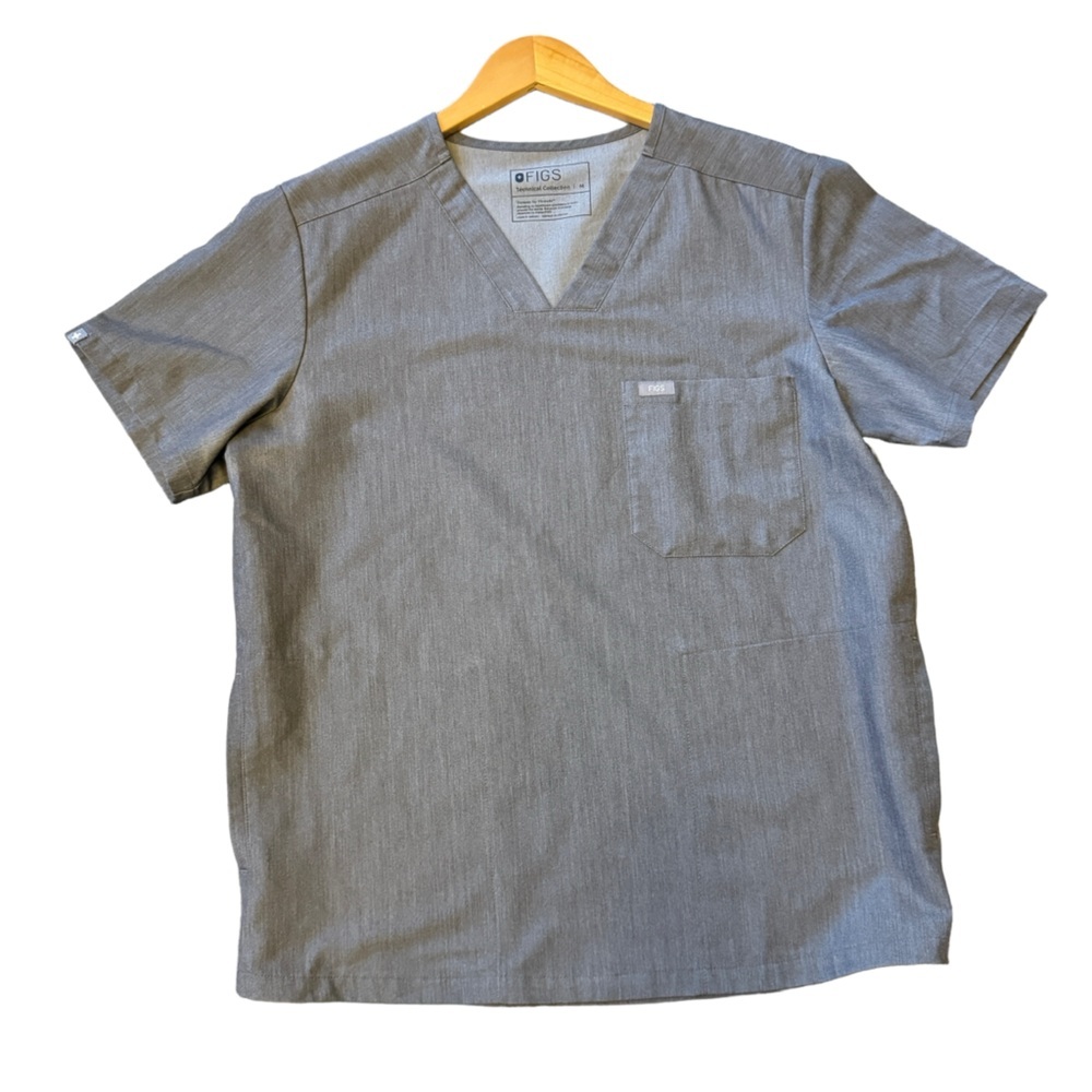 Figs Technical Collection Gray‎ Scup Top Size M